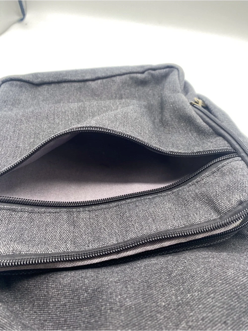 Men's Charcoal Canvas Sling Backpack - Versatile Crossbody Bag